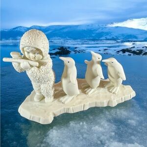 Vtg 1989 Department 56 Snowbabies Penguin Parade 7986-3